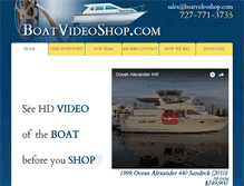 Tablet Screenshot of boatvideoshop.com